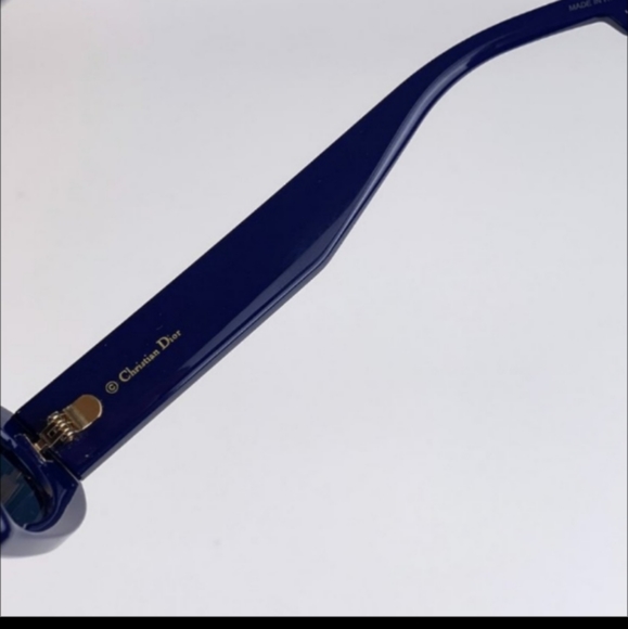 CD Logo Frame Blue Tint Sunglasses - Picture 4 of 5